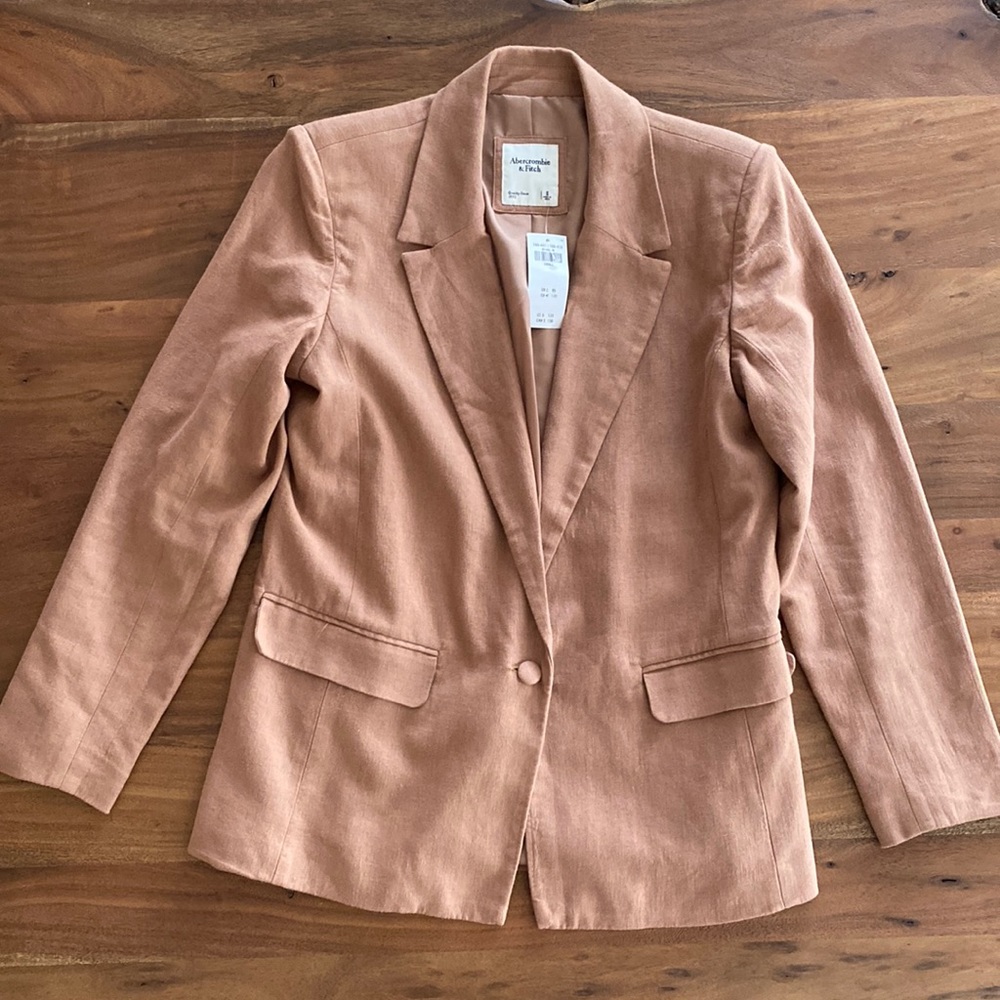 Abercrombie linen blend blazer